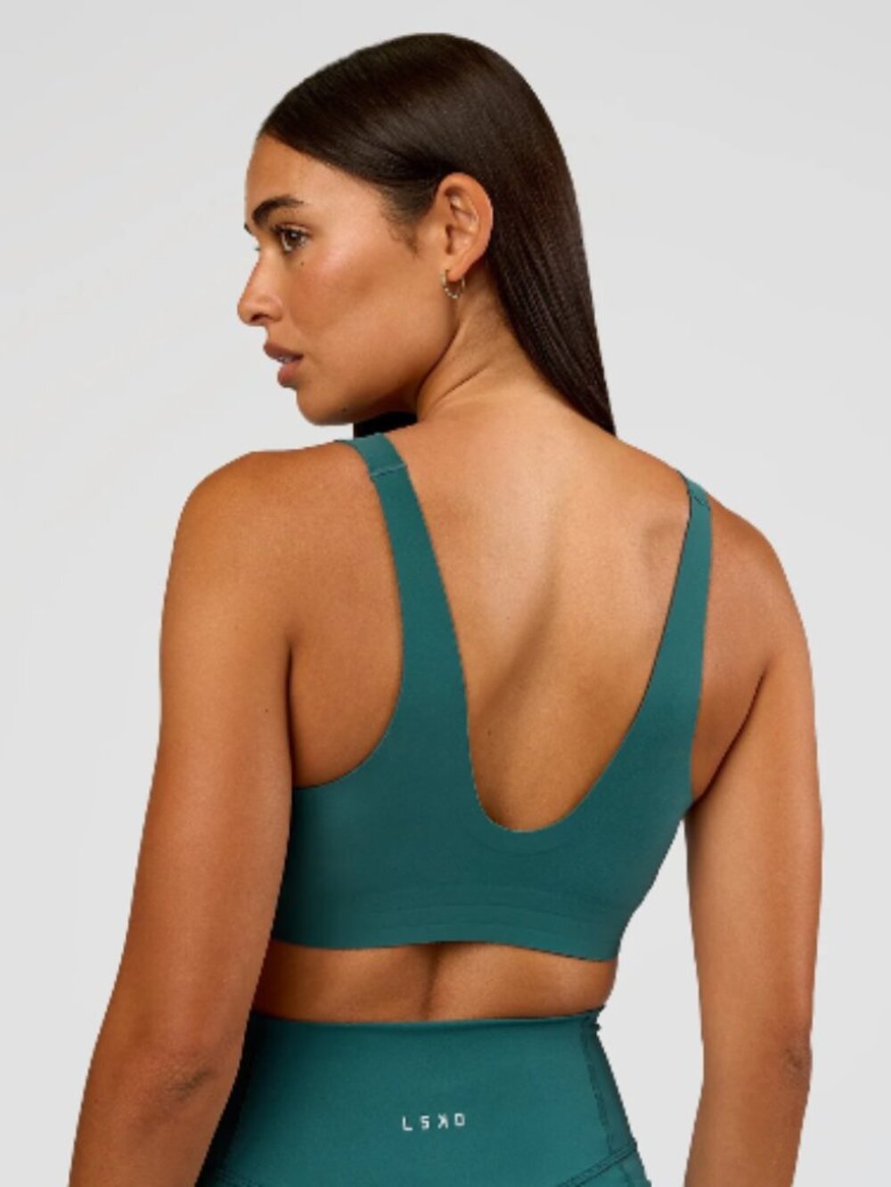 LSKD Set: Elixir Pocket Leggings S NWT + Bend & FLX Plunge Bra XS Teal - Picture 10 of 11